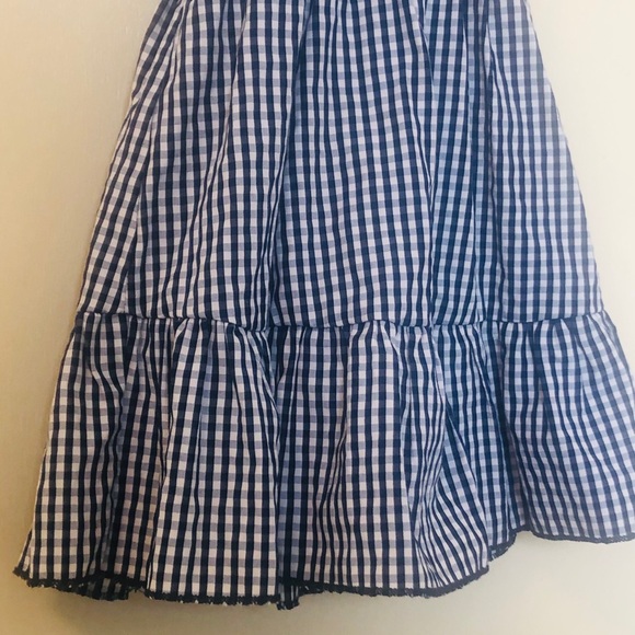 Heart And Arrow Off Shoulder Plaid Dress Size 5 - Picture 3 of 11